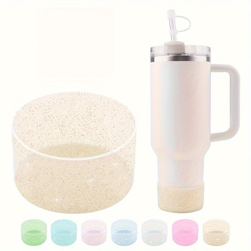 Shiny Silicone Cup Protective Sleeve Stanley Water Bottles - Temu