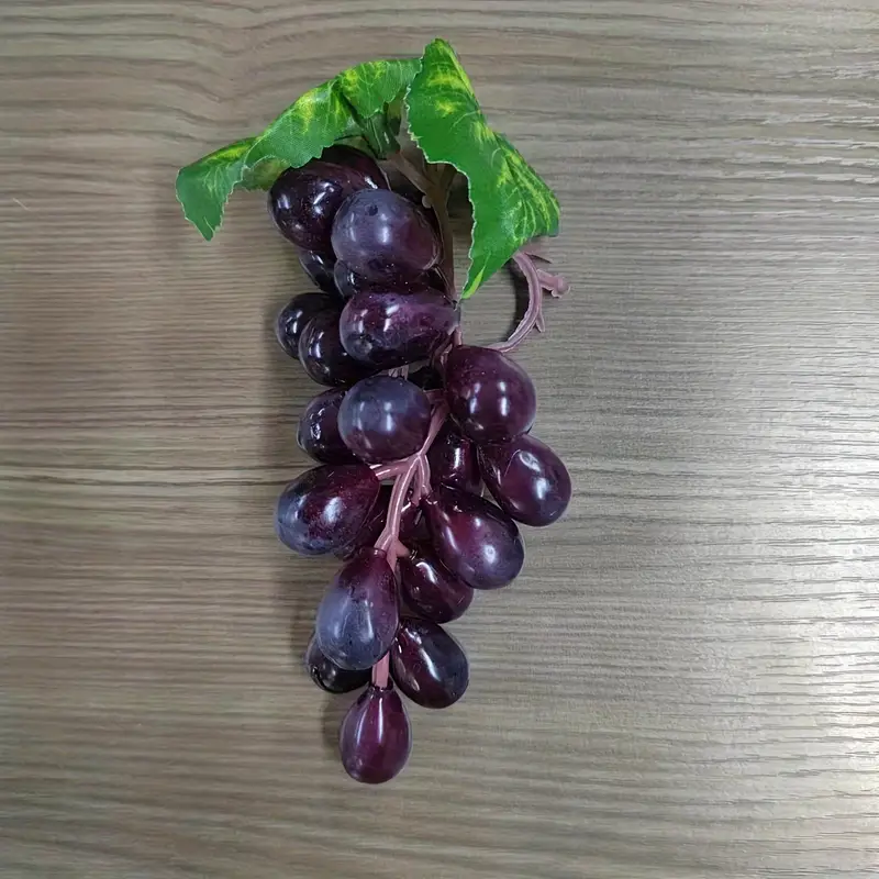 24pcs High Simulation Fruit Tactile Plastic Fake Grape Strings Shooting  Props Home Rattan Decoration Simulation Grape Strings - Home & Kitchen -  Temu