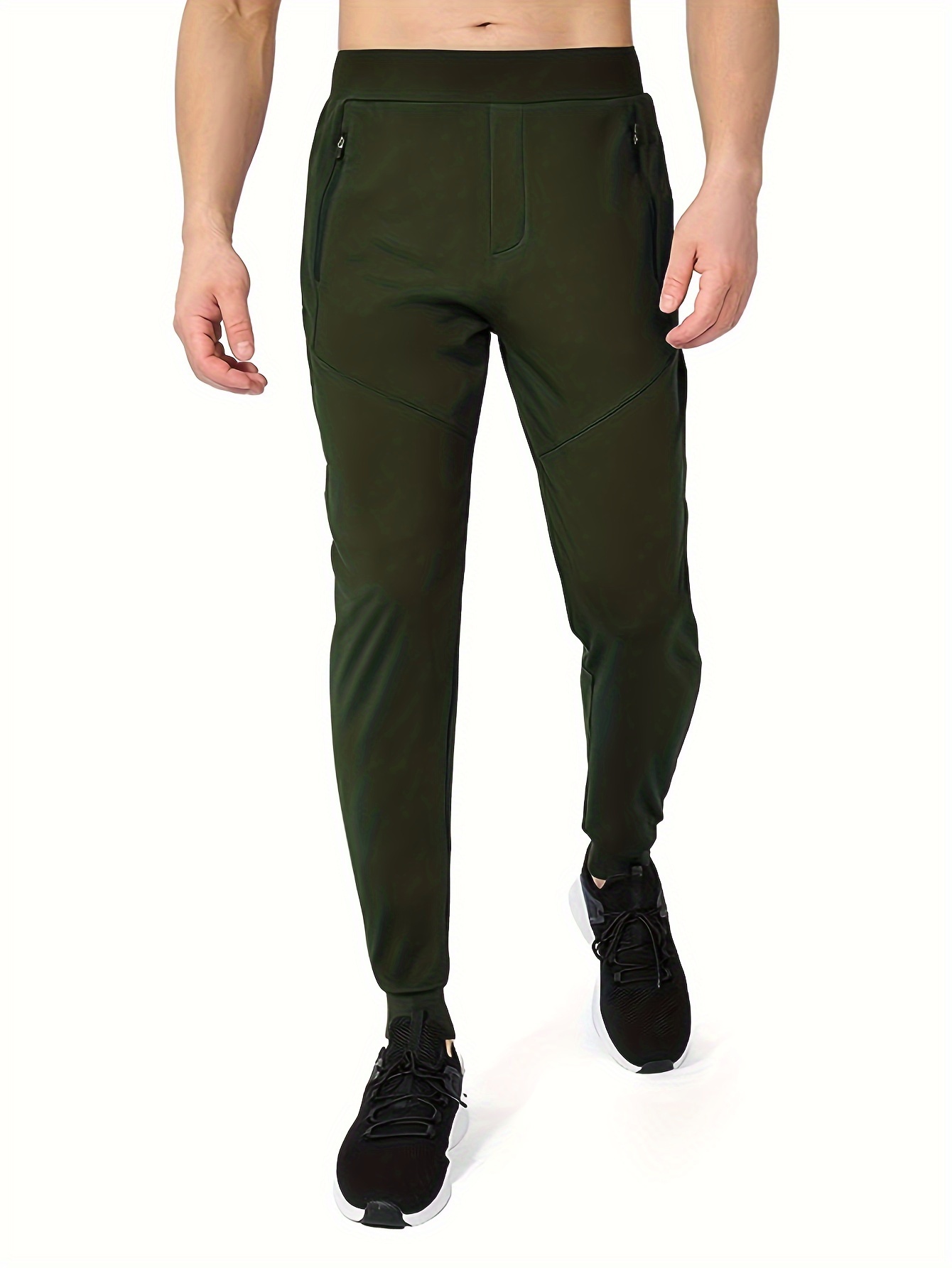 Men Dry 500 breathable running trousers - green