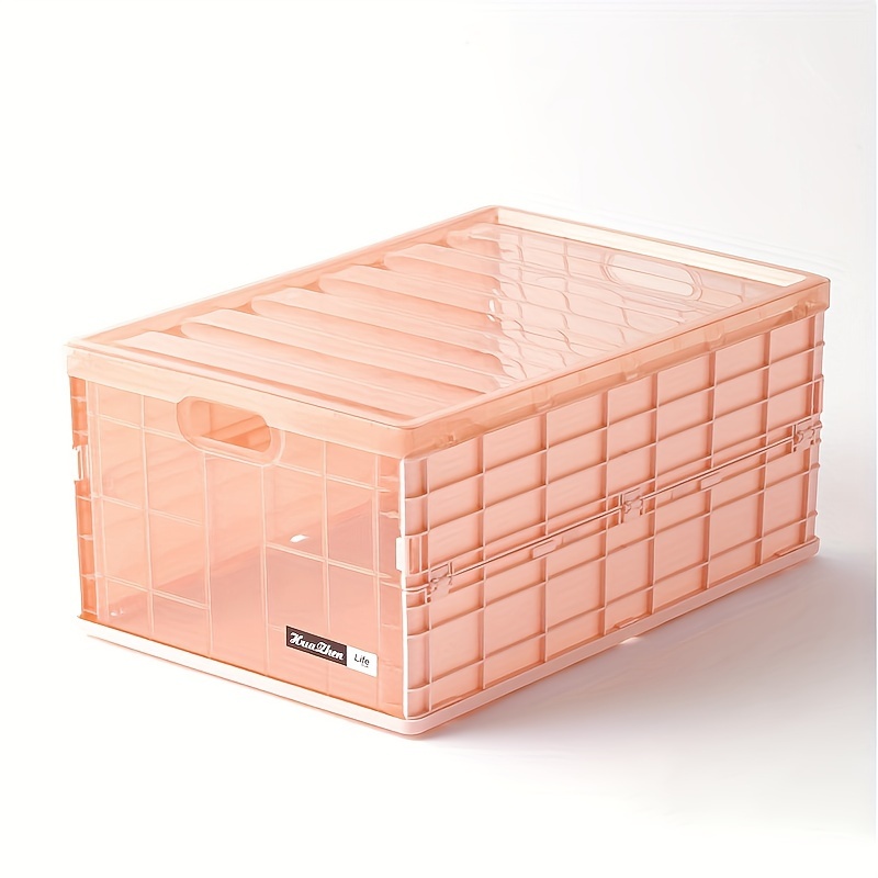 BlauHaus Faltbare Klappbox 56L Mit Deckel - Stabile Transportbox Für Camping & Aufbewahrung