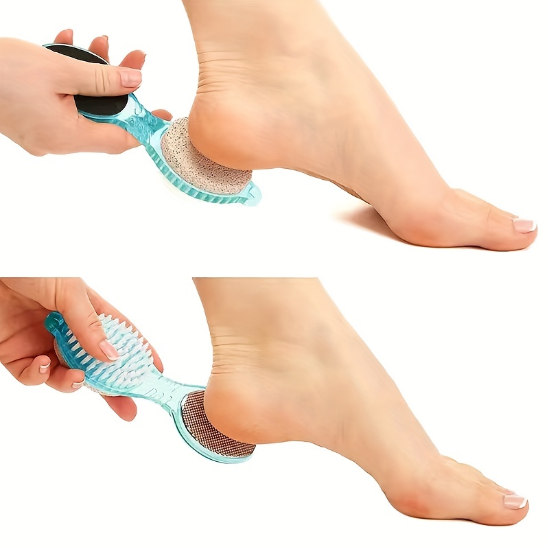 Multi Purpose 4 in 1 Feet Pedicure Tools with Foot Scrubber