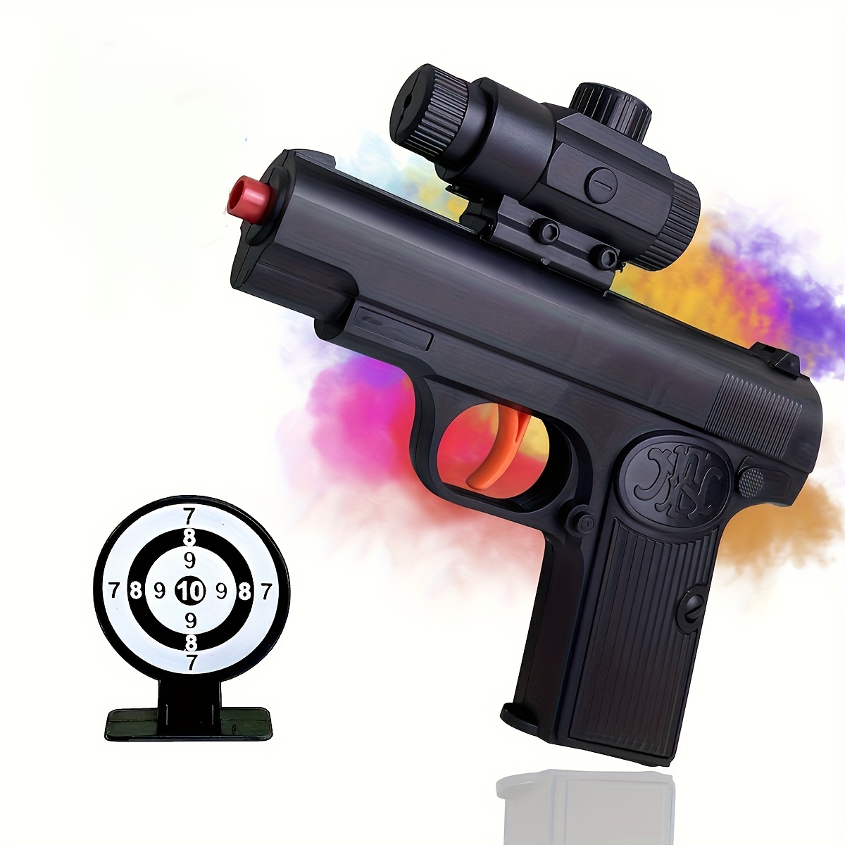 Pistola de Juguete Hidrogel M4 - Electrico- Rojo OEM
