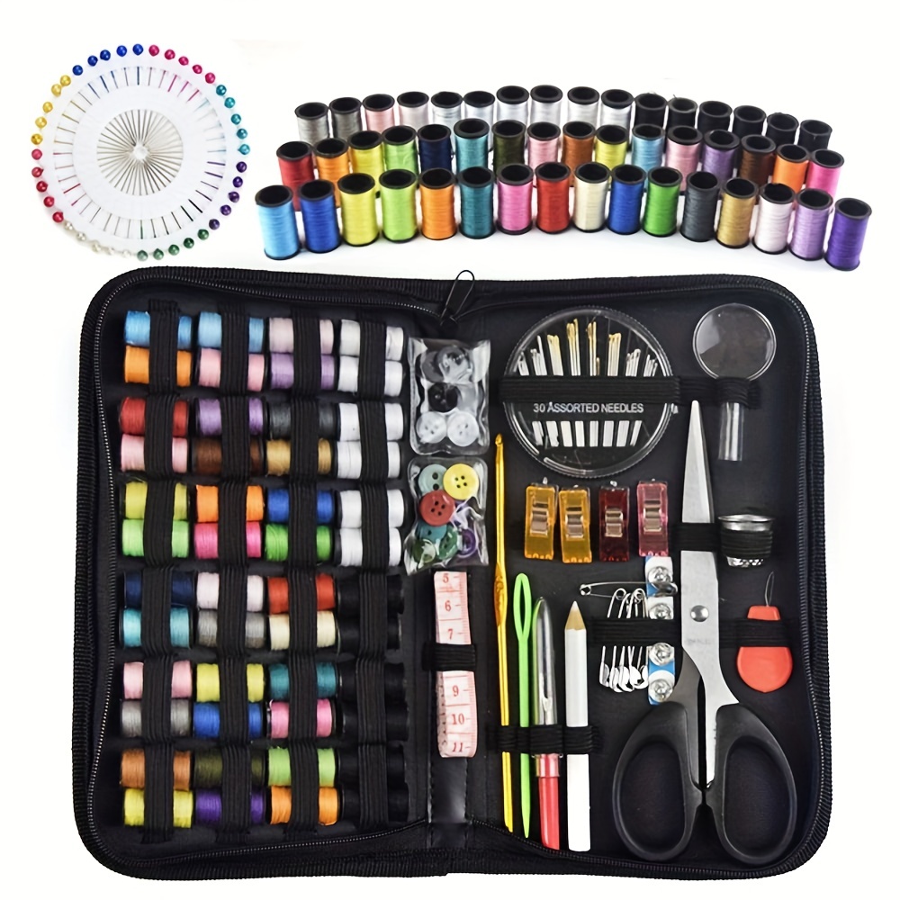 Travel Sewing Kit For Adults Portable Sewing Supplies And Accessories  14-Color Threads Needle And Thread Kit Products For Small - AliExpress
