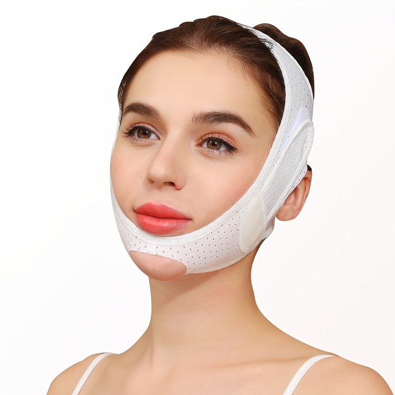 1pc Beauty Face Lifting Mask, V Line Lifting Strap, Double Chin Reducer,  Chin Up Mask Face Lifting Belt, Face Chin Mask Gift For Men And Women