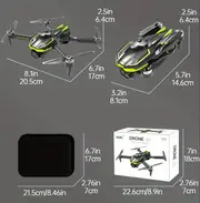 b6 brushless folding drone 2 4g optical flow gps with dual lens wifi professional aerial camera small size with servo pan and tilt return with one button added eis electronic anti shake and four sides obstacle avoidance details 17