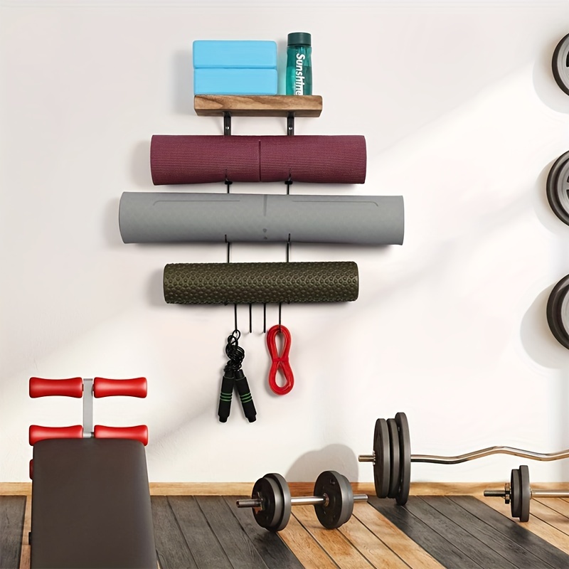 Yoga Mat Holder Wall Mounted Yoga Mat Storage Rack Yoga Mat - Temu Canada
