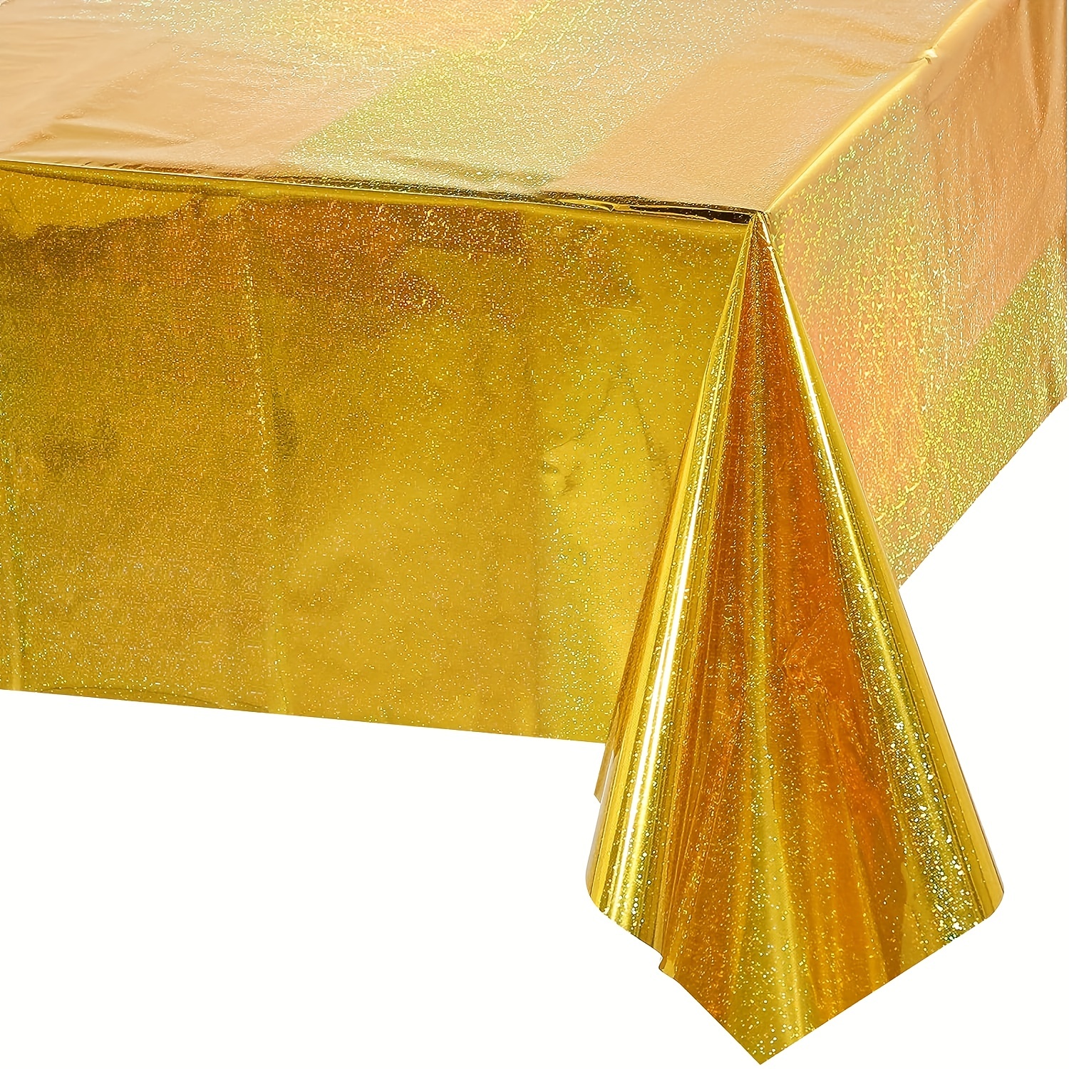 Golden Age Happy Birthday Plastic Table Cover, 54in x 102in | Birthday