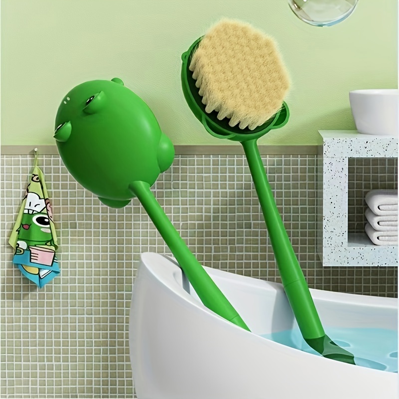 Long Handle Back Scrubber For Shower Cleaning Back Scrubber, 1Pc Green  Fashion Long Handle Pp Body Cleaning Tool For Shower