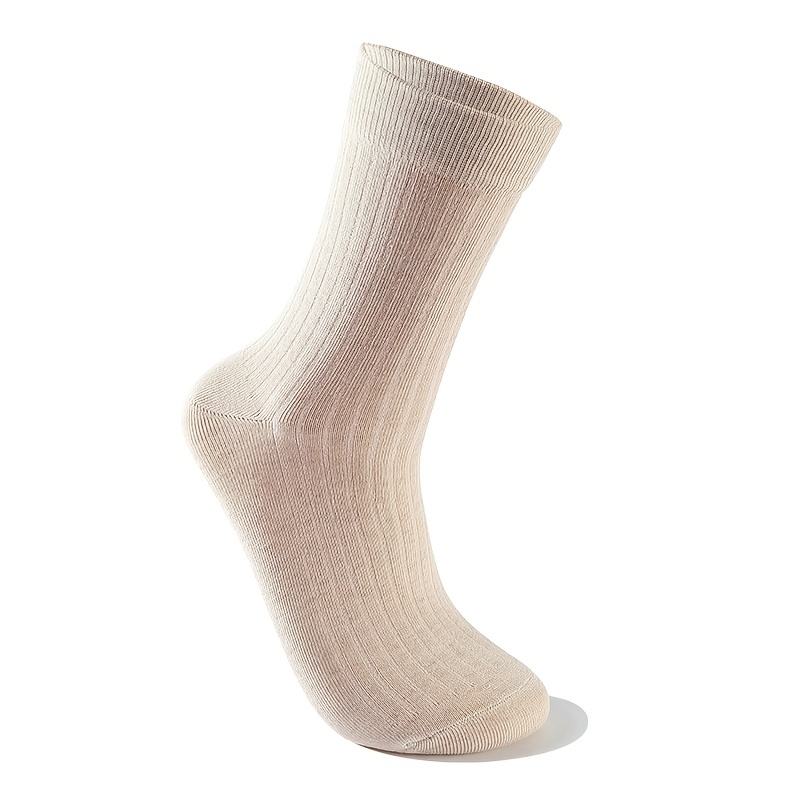 Men's Style Socks Beige Checker / 7.5-12