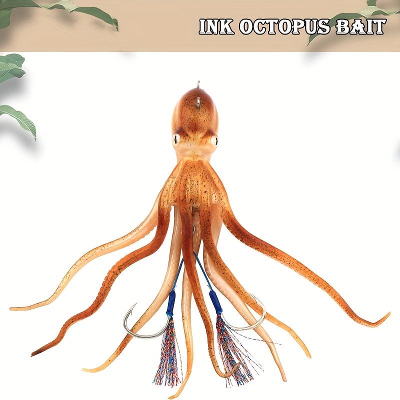 Bionic Squid Fishing Lure Long Casting Realistic Octopus - Temu