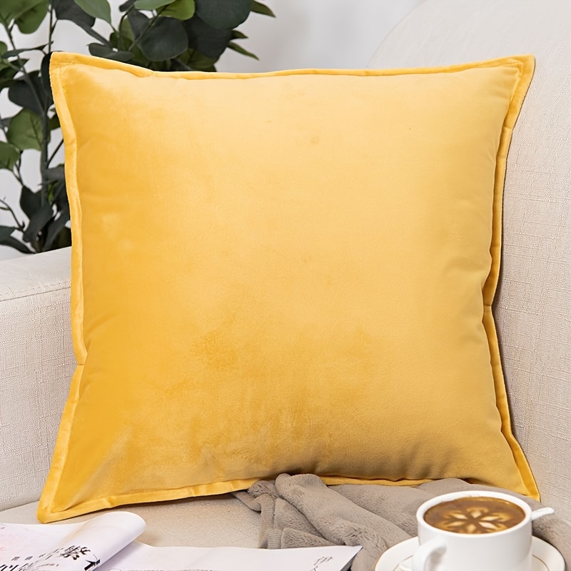 Large mustard clearance cushions