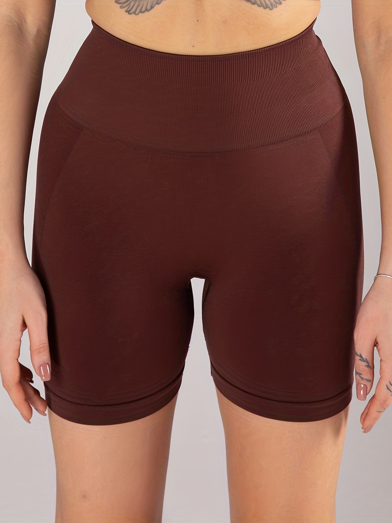 High Stretch Yoga Shorts Sexy Breathable Casual Running - Temu
