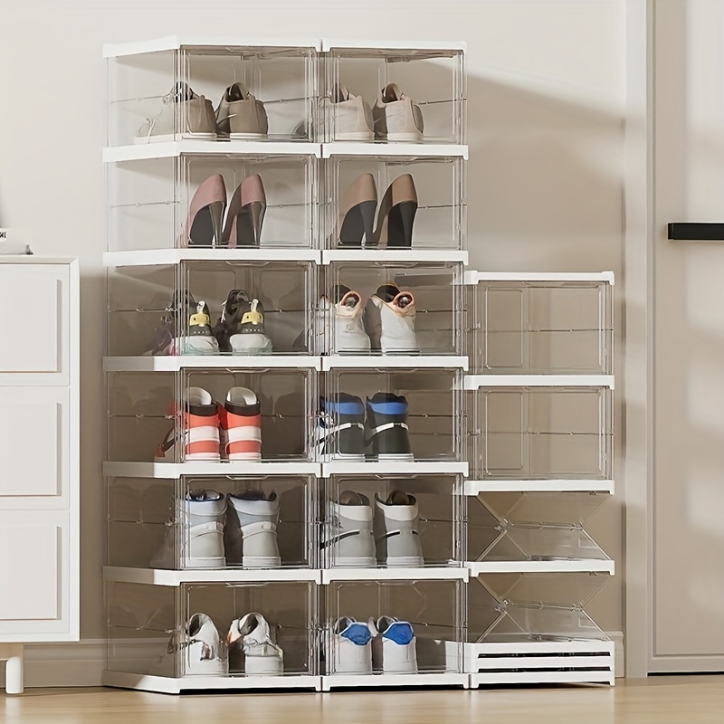 Foldable Shoe Box Simple Modern Shoe Storage - Temu