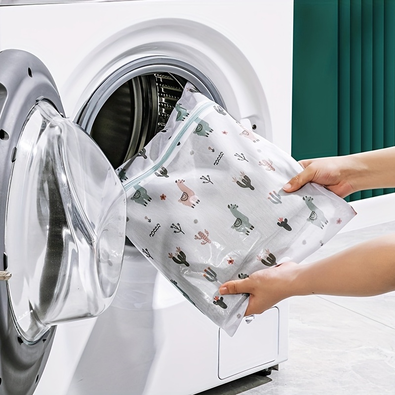1pc Thickened Bra Laundry Bag, Mesh Wash Bag, Bra Wash Bag, Bra Washer  Protector For Laundry, Large Size And Durable