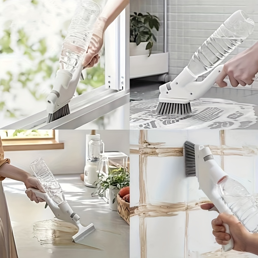 Sponge Cleaning Brush With Handle Kitchen Sponge Wipe - Temu