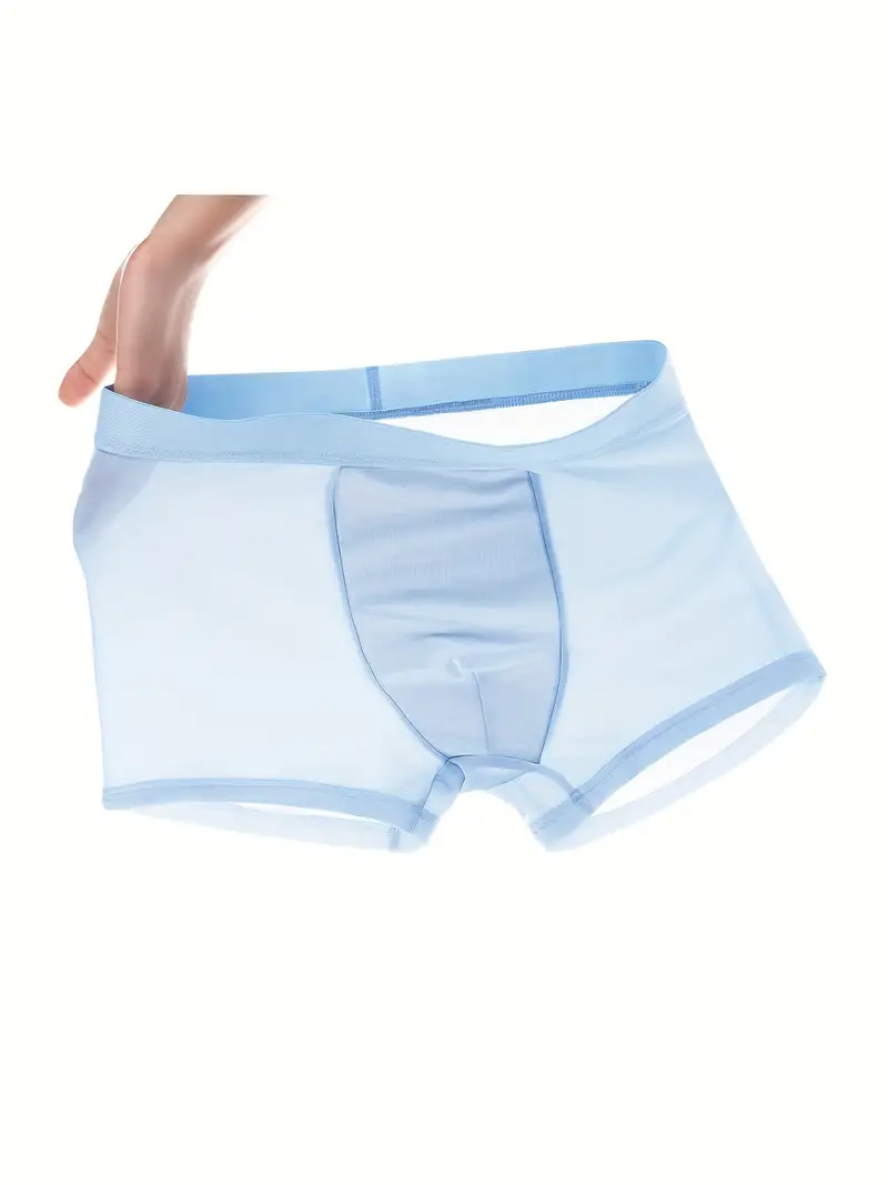 Men's Ice Silk Cool Underwear Antibacterial Lightweight Soft
