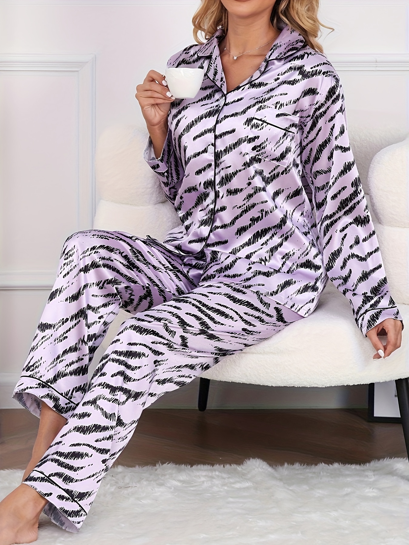 Zebra discount silk pyjamas