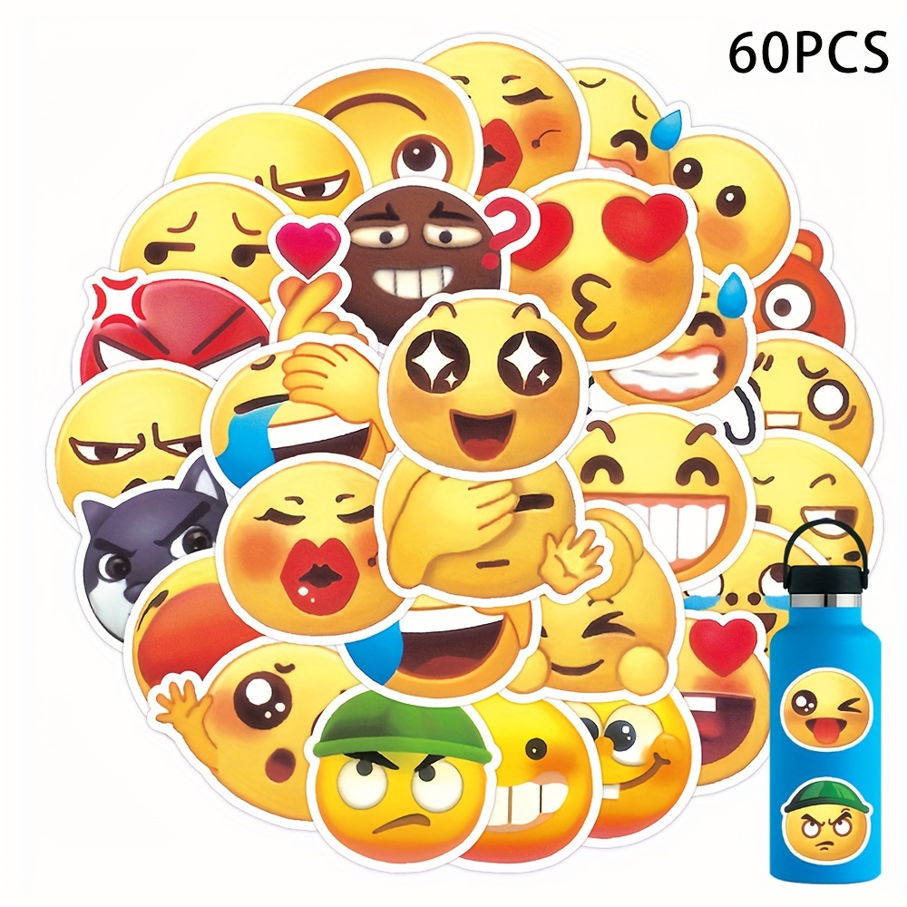 Rouleau de 50 stickers SMILEY pour sécurité enfant à vélo
