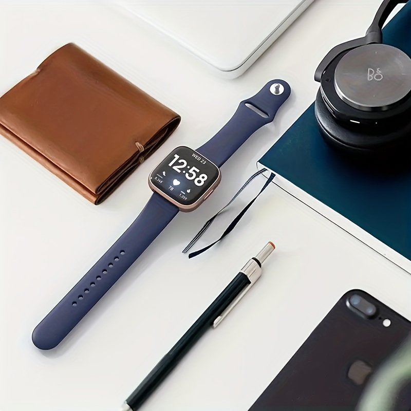 Silicone Bands Fitbit Versa 2/versa/fitbit Lite Smartwatch - Temu