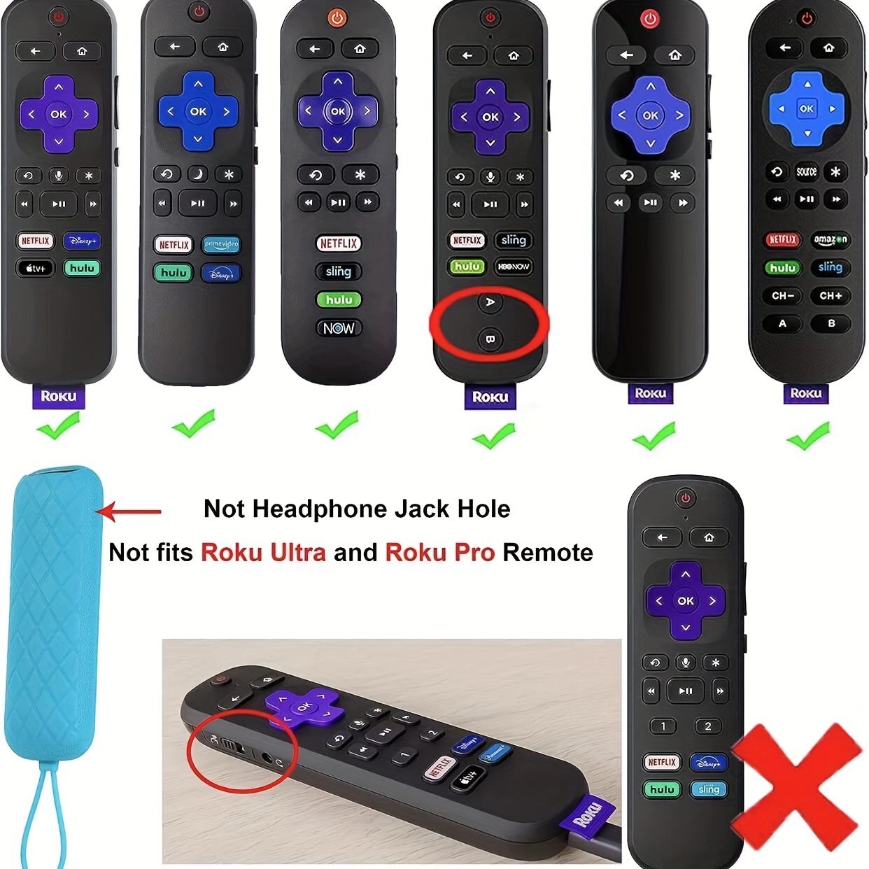 1pc Custodia Telecomando Tv, Copertura Batteria Tcl Hisense Tv Steaming  Stick 4k 4k+ Voice Remote Control, Custodia In Silicone Universale Sleeve -  Smart Home - Temu Italy