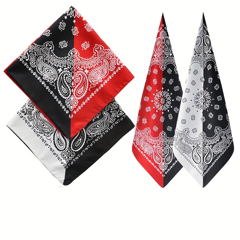 

Retro Cashew Flower Pocket Square And Sports Scarf