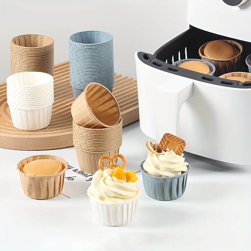 Jumbo Cupcake Liners Greaseproof Large Non-stick Paper Baking Cups, Jumbo Muffin  Liners For Muffins, Cupcakes, Brownie, Quiche, Mini Snacks, Baking Supplies  Halloween Christmas Party Favors - Temu