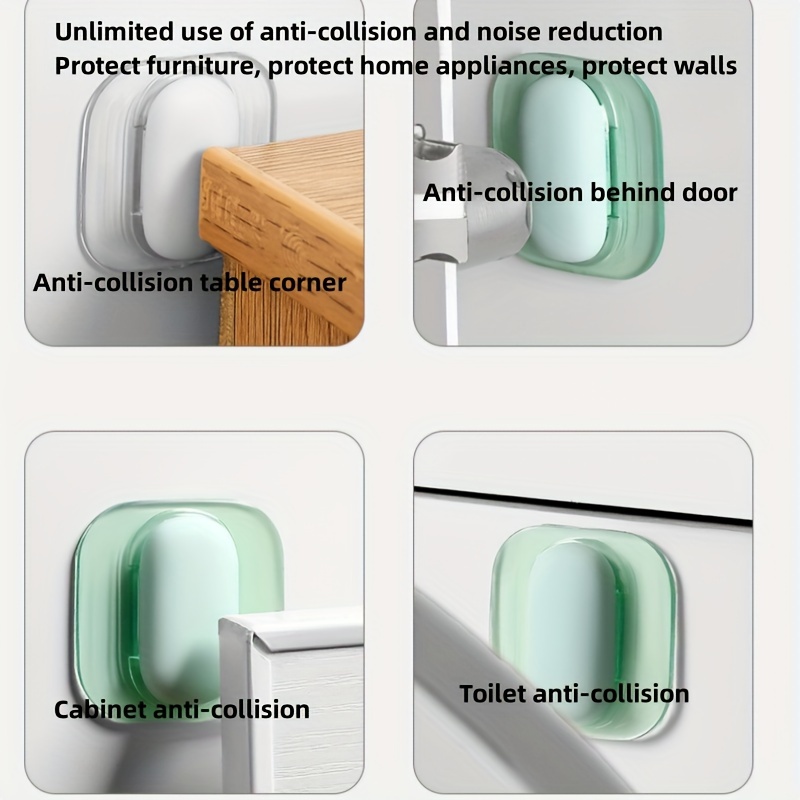3 Stücke Silikon Anti-kollision Aufkleber Neue Verdickte Tür Griff