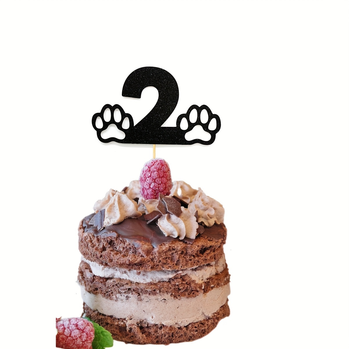 Dog birthday 2025 cake topper