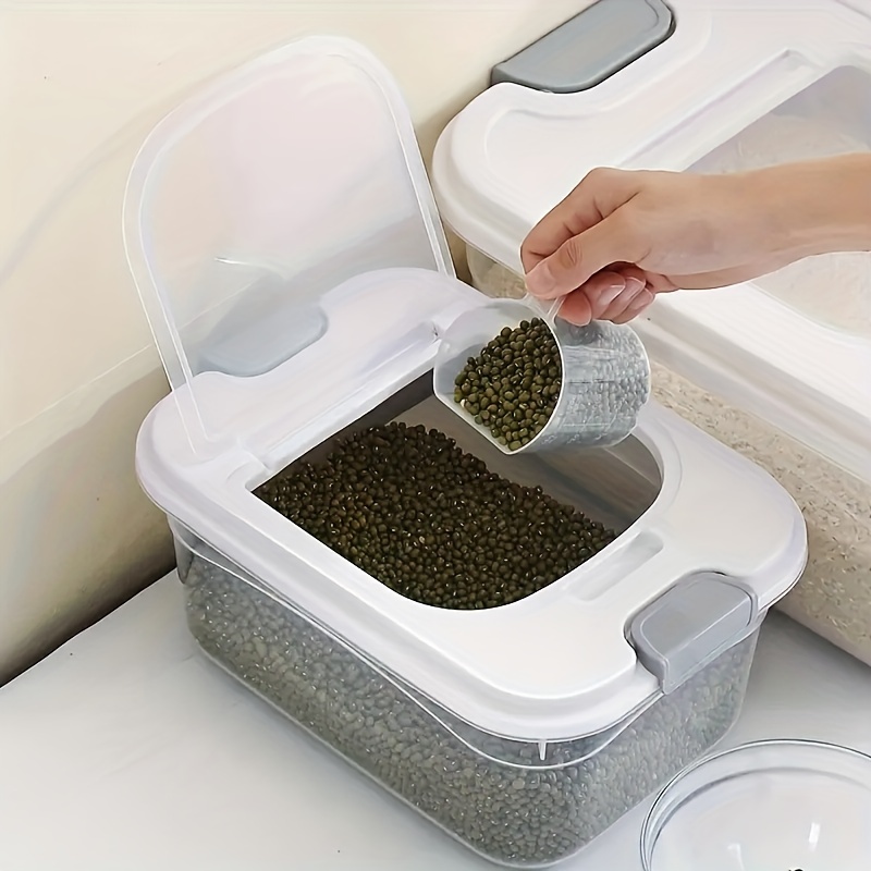 Rice Bucket Household Insect-proof Moisture-proof Sealed Rice Container  Large Rice Storage Box Rice Box Noodle Bucket Storage Container - Temu