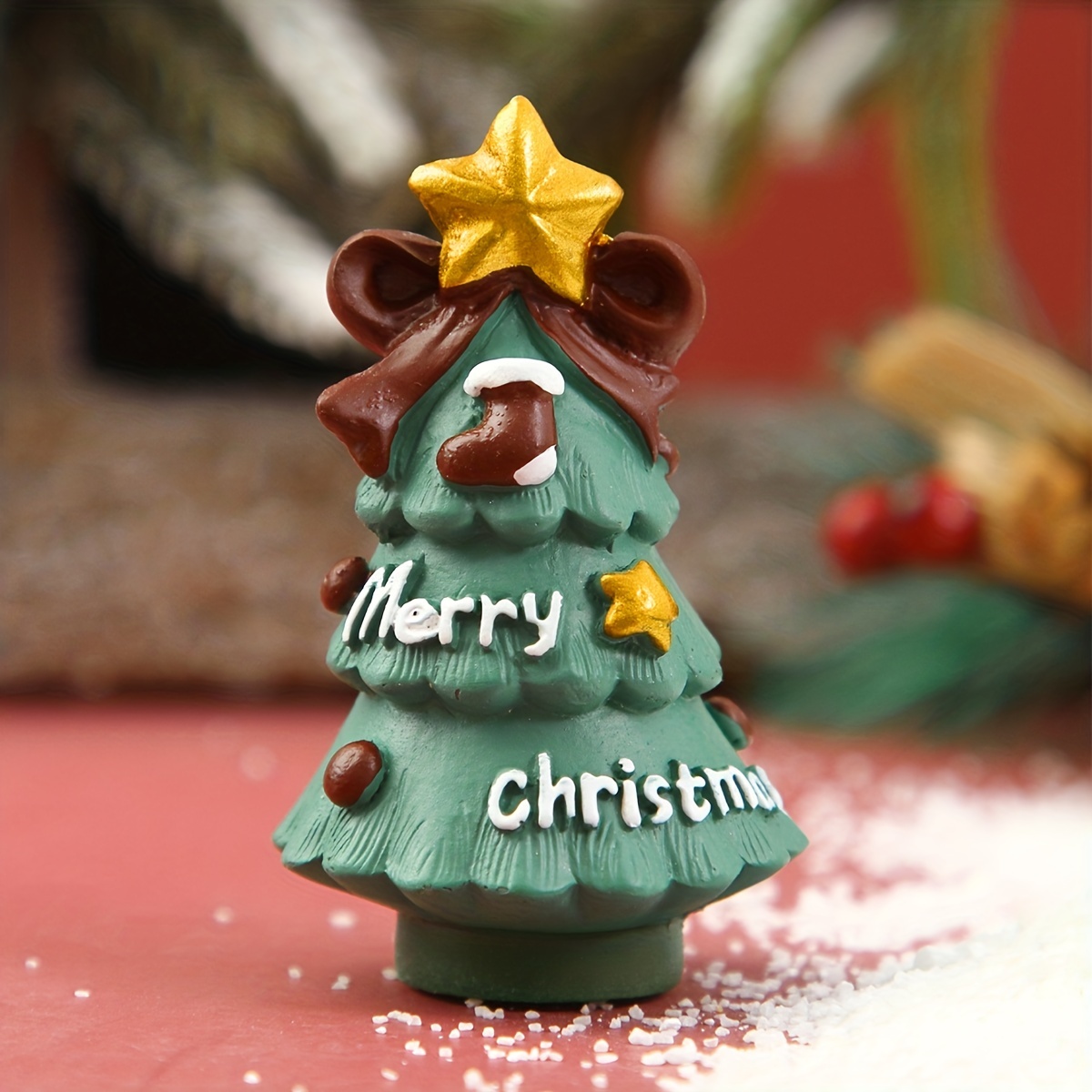 Christmas Mini Snowman Ornament Decor Christmas Tree - Temu