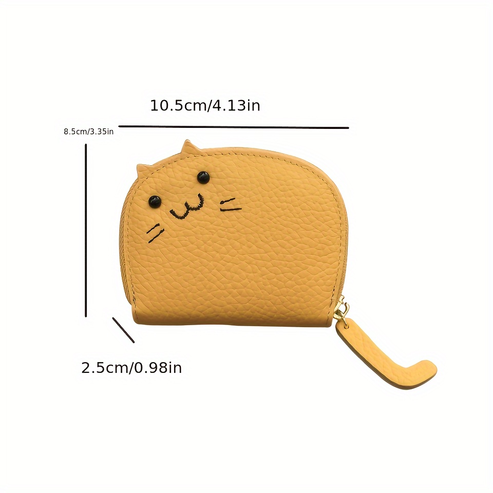 Trendy Cow Pattern Card Holder, Organ Multi-Card Slots Certificate Card Case, Perfect Casual Card Coin Bag for Daily Use,Temu