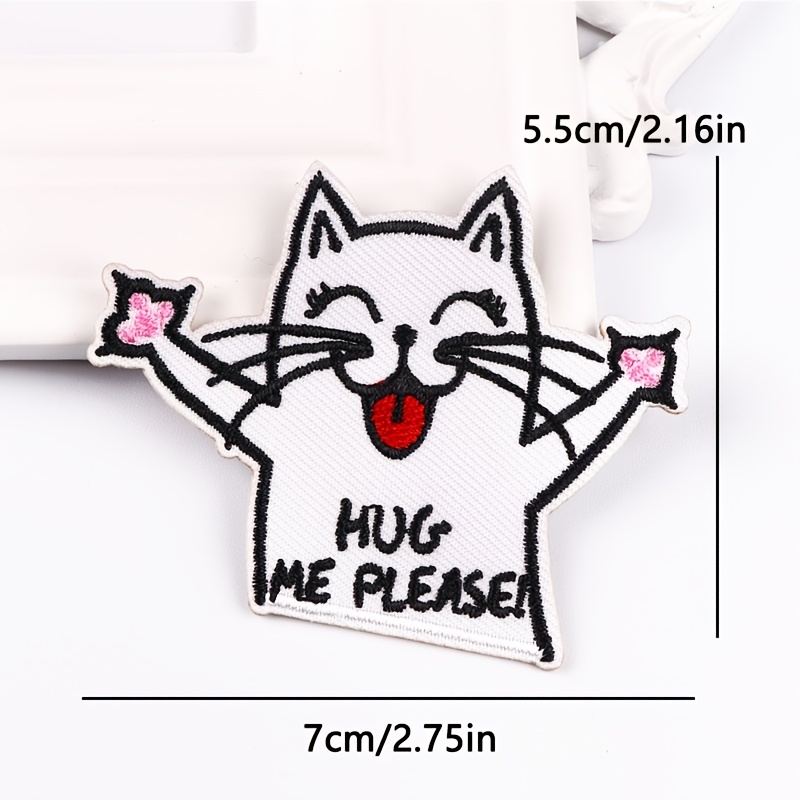 3pcs Cute Anime Iron-On Patches for Clothing - Thermal Adhesive Cartoon  Animal Embroidery Patches for Sewing and Decorating