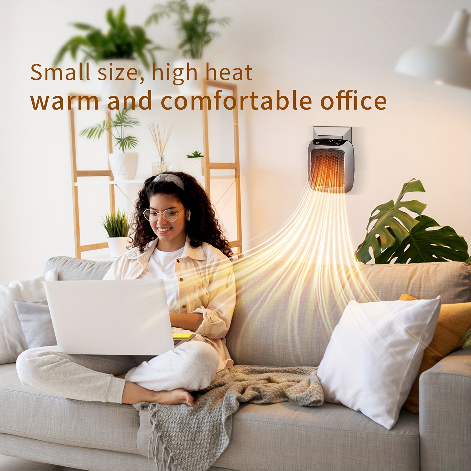 Radiateurs Portables Chauffage de bureau chauffage électrique ventilateur  de chauffage à la maison Small Office Chauffage de chaleur rapide et
