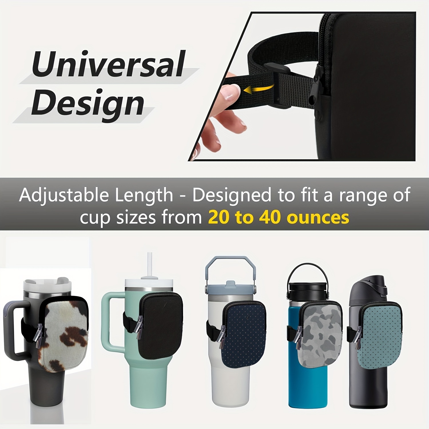 Running Water Bottle Pouch Gym Accessories For Women,Cup Bag,Sport Bag