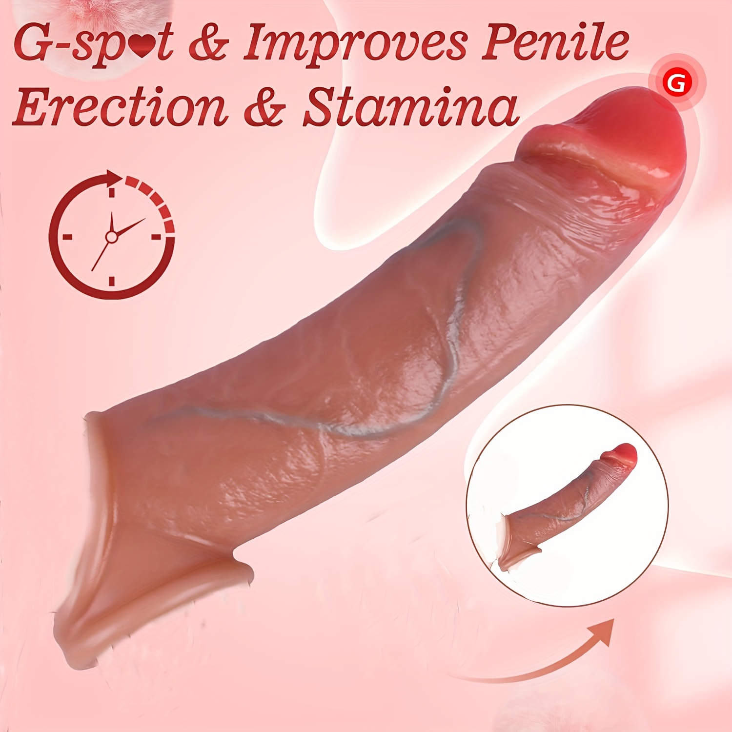 Liquid Silicone Penis Sleeve Extender Enlarger Silicone Cock - Temu