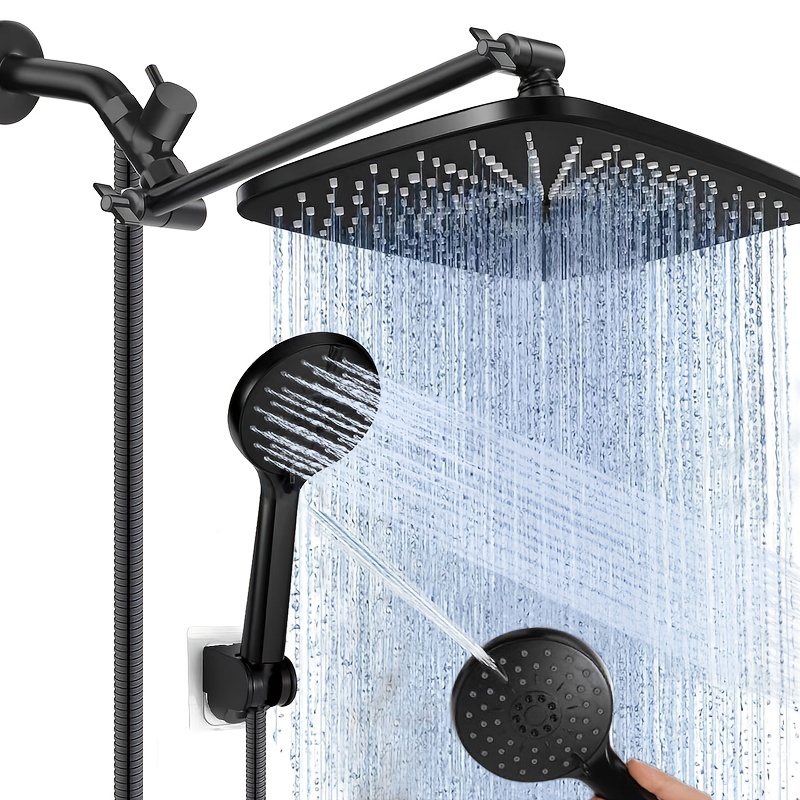 Cabezal de ducha Cabezal de ducha tipo lluvia de alta presión de 12  pulgadas.