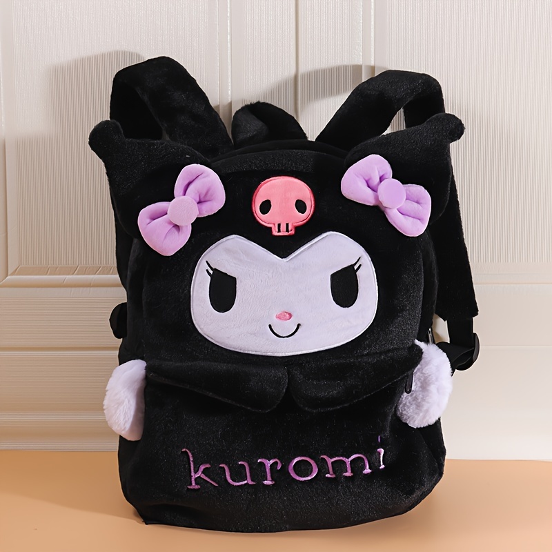 Hello Kitty Kuromi Cute Cartoon Plush Backpack Nueva Mochila - Temu