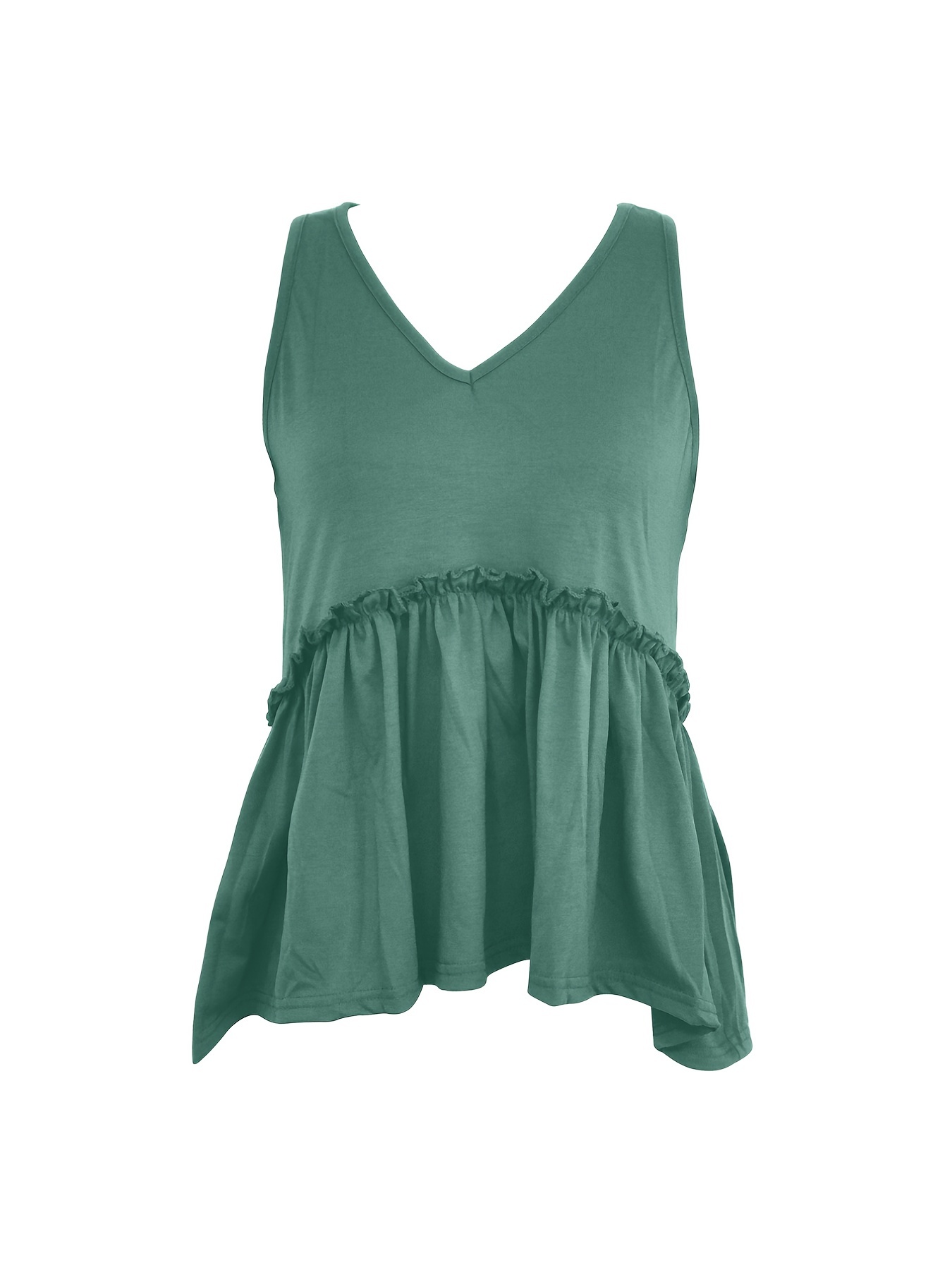 AE V-Neck Peplum Tank Top