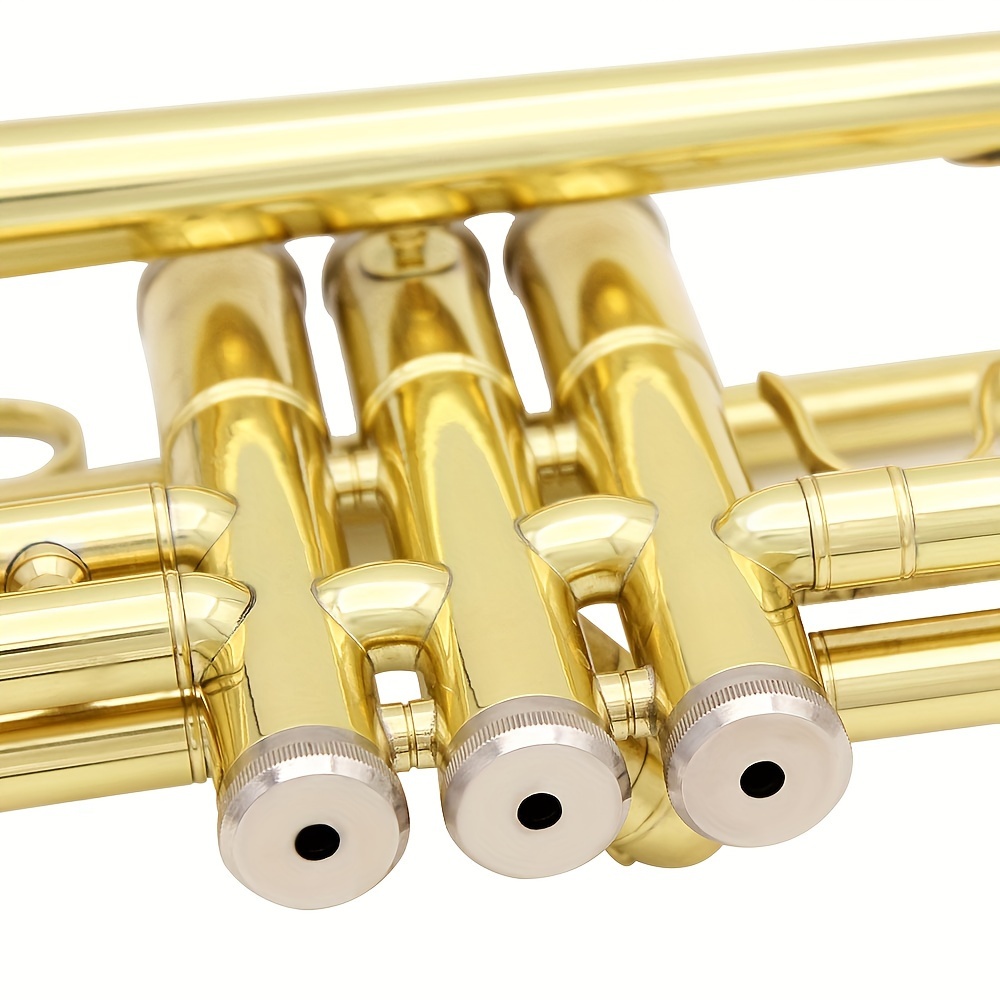 Tr8335 Professional Trumpet B Flat Brass Lacquered Gold Playing
