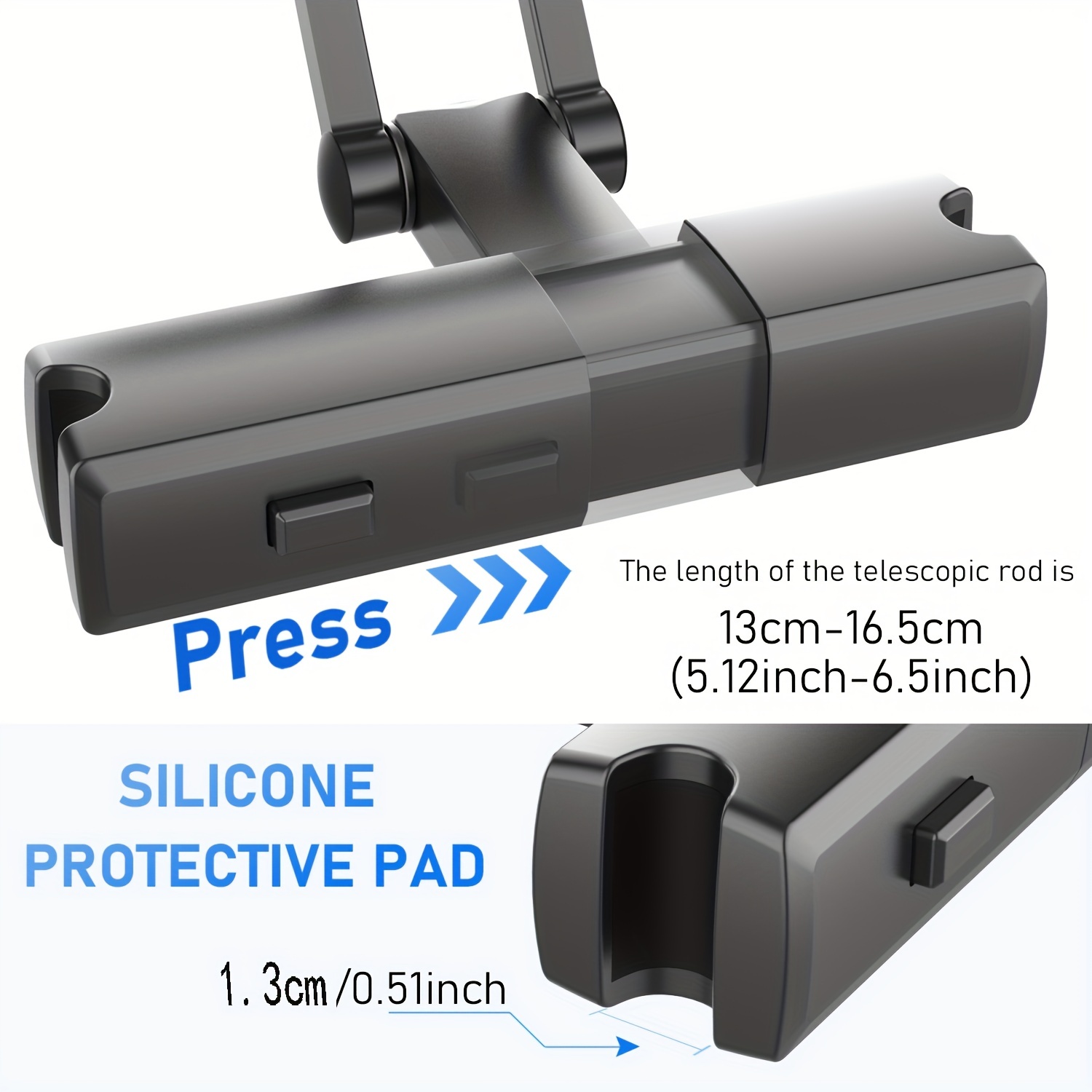 Auto-Tablet-Halterung, Kopfstützen-Tablet-Halterung, Kopfstützenständer,  kompatibel mit Geräten wie IPad Pro Air Mini, Galaxy Tabs, anderen