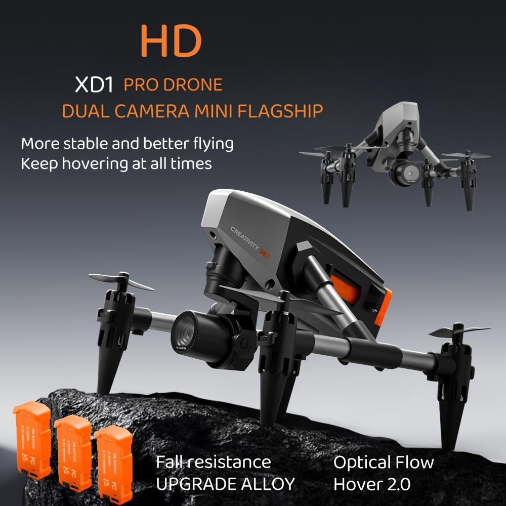 Drone Mini Portátil Giro 360 Wifi + Control 2.4ghz Cámara Hd