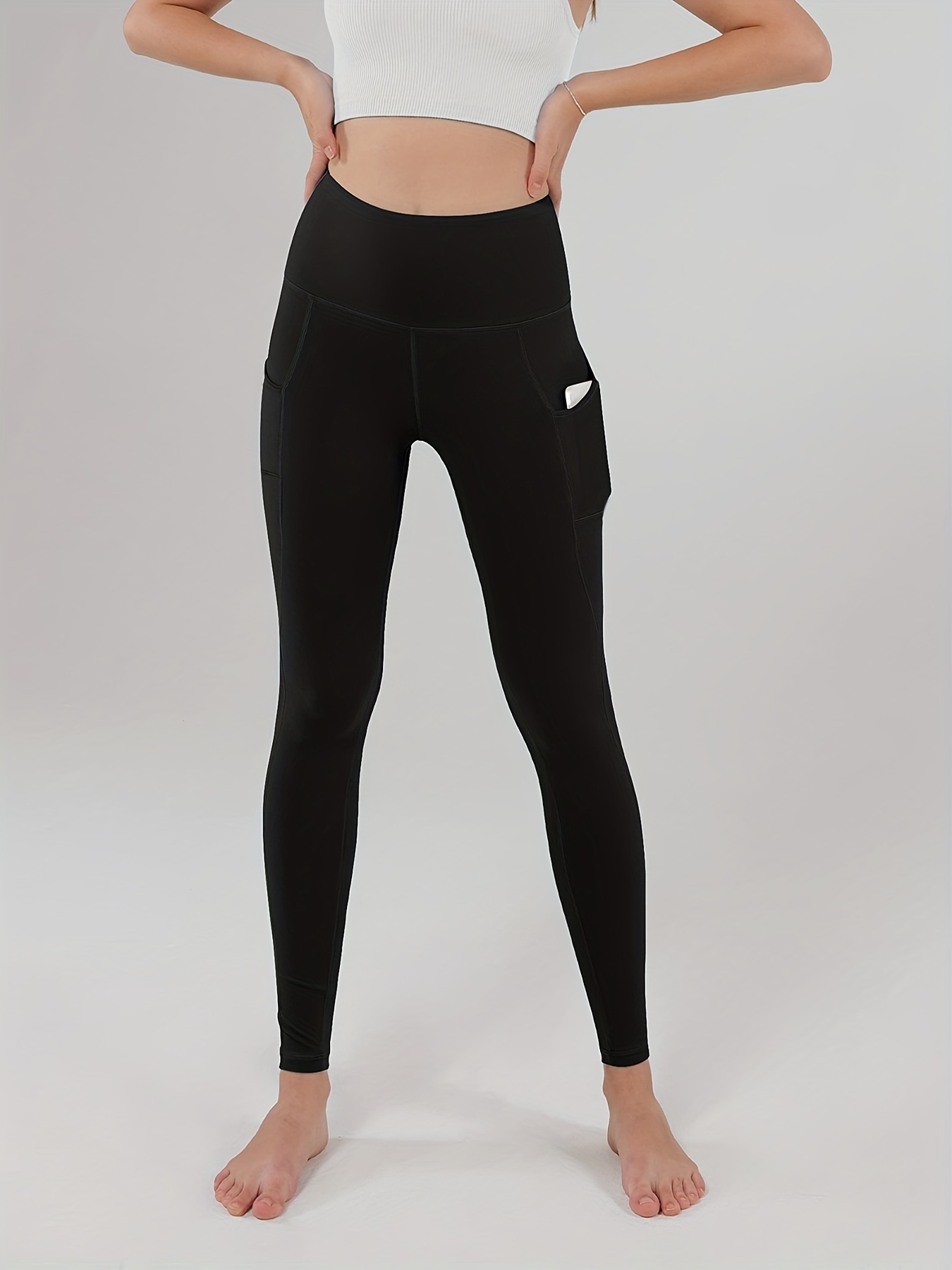 High Waist Leggings with Pockets for Women