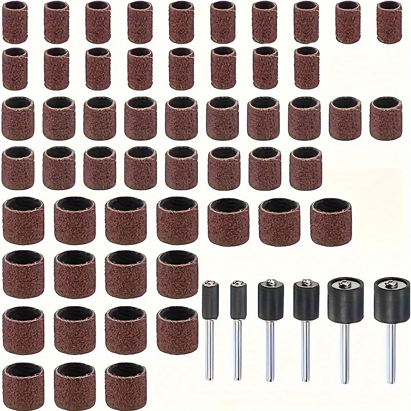 Tool 458PCS Sanding Drum Kit Nail Drill Bits Polished Dremel