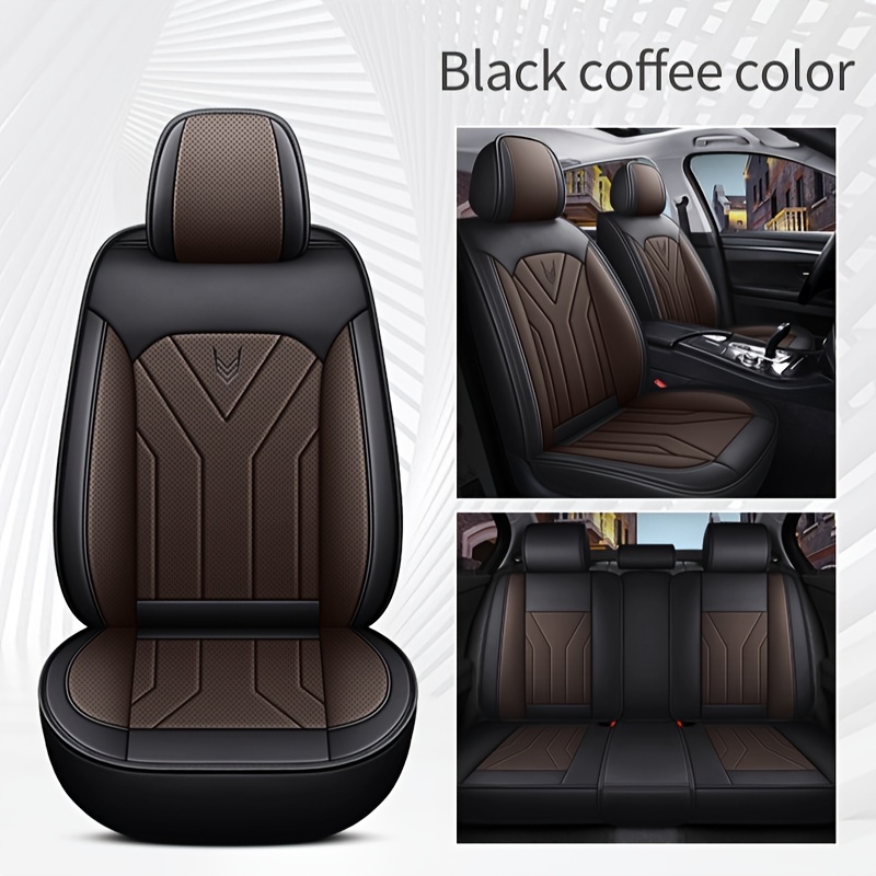 Car Seat Cover Funda Asiento Cuero Completa Todas Estaciones - Temu