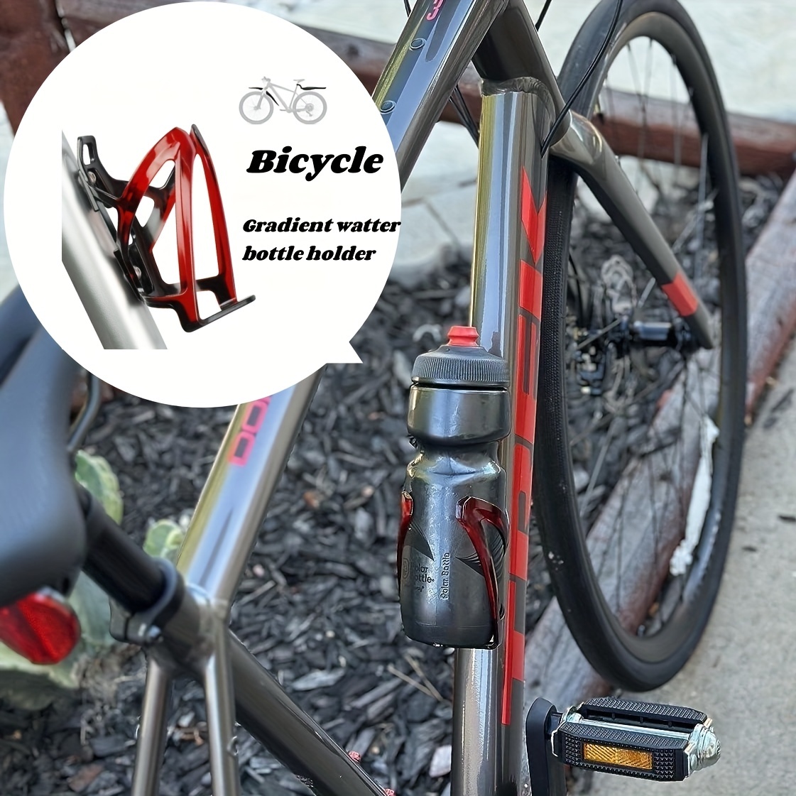 Porte-Bidon en Titane CYKL : Robustesse & Élégance pour Votre Vélo