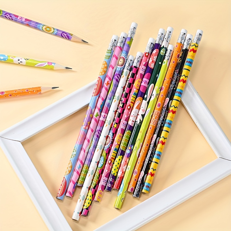Easter Pencils Student Fun Pencils Cute Easter Theme Pen - Temu