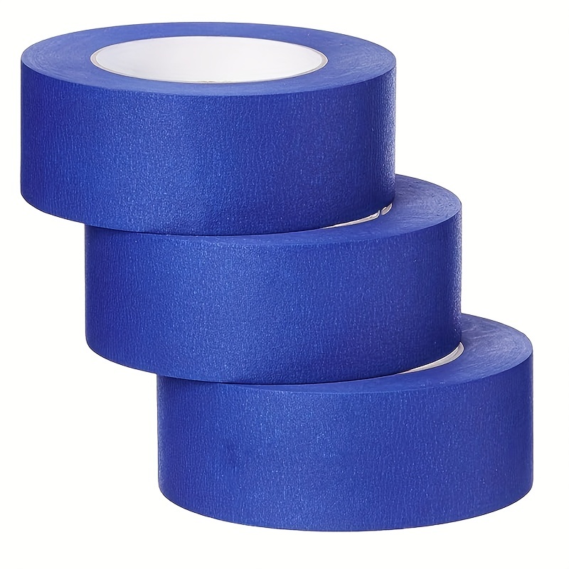BTTLINGIFT 2 Rolls Blue Painters Tape 1 inch x 164 FT Masking Tape |  Painting Tape | Paper Tape | Paint Craft Tape for Decoration, Labeling,  Wall