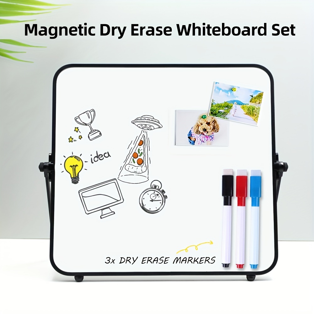 Magnetic Dry Erase Board Sheet With 2 Dry Erase Markers - Temu