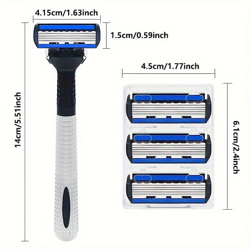 Multi layer Razors Manual Safety Razor Replacement Blades - Temu South Africa