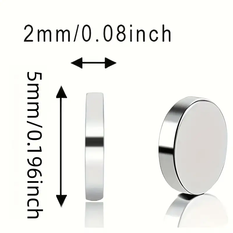Aimant Rond Et Puissant, 5mm*2mm, Mini Aimants Pour Tableaux